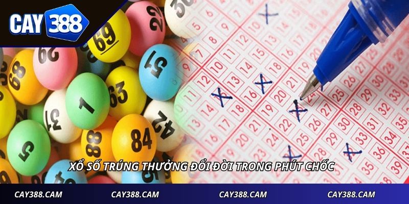 Xổ số trúng thưởng đổi đời trong phút chốc