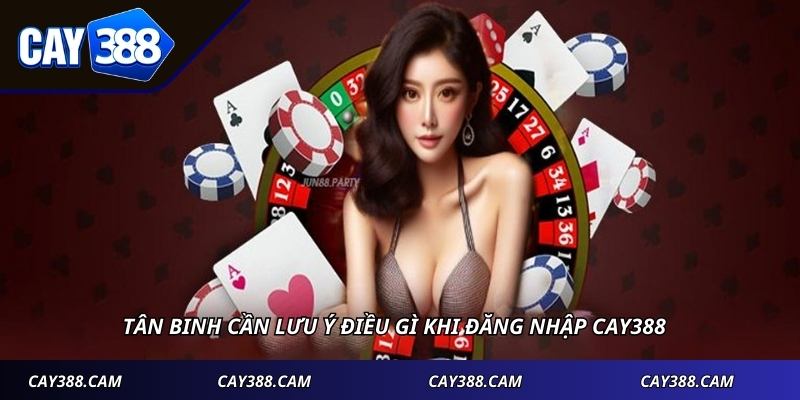 Tân binh cần lưu ý điều gì khi đăng nhập CAY388